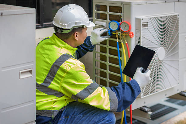 Professional Emergency Hvac Repair technician working in Osceola, WI